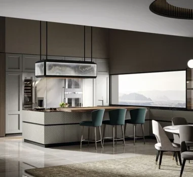 A bespoke kitchen that combines modern design with a touch of elegance and classicism.